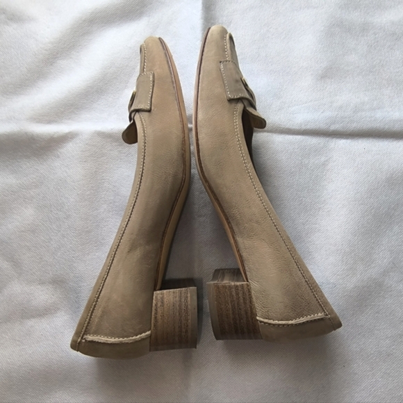 BOTICELLI Women’s Low Heel Beige Suede Loafers Made in Italy Size 7.5 - Picture 10 of 16